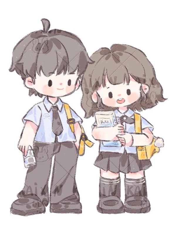 ảnh chibi học sinh 1