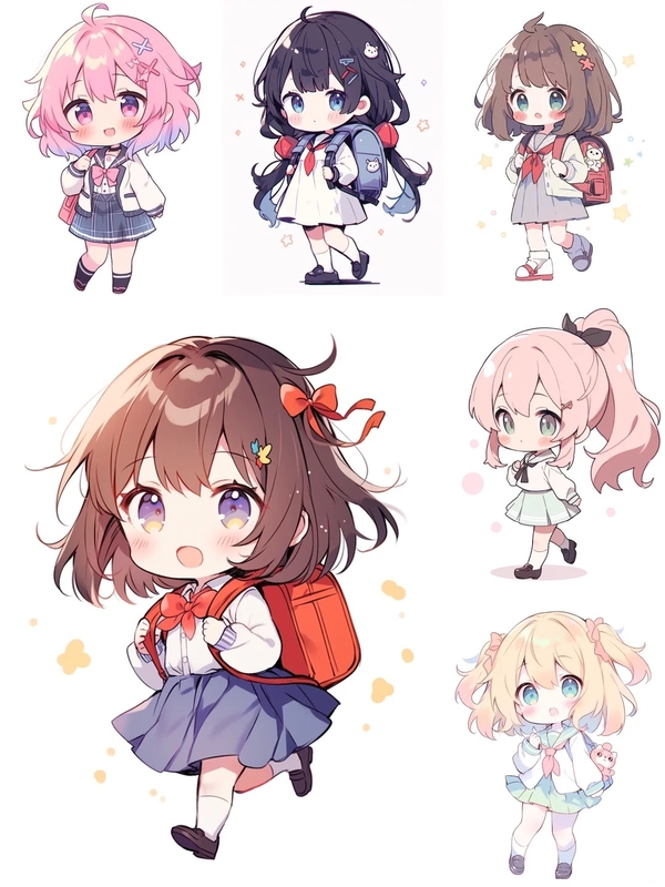 ảnh chibi học sinh 15