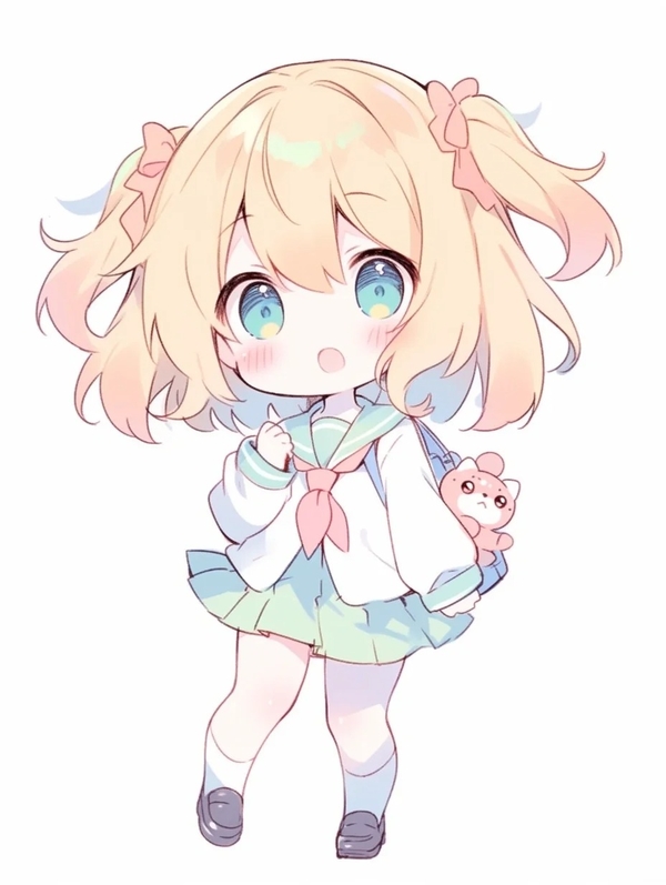 ảnh chibi học sinh 17