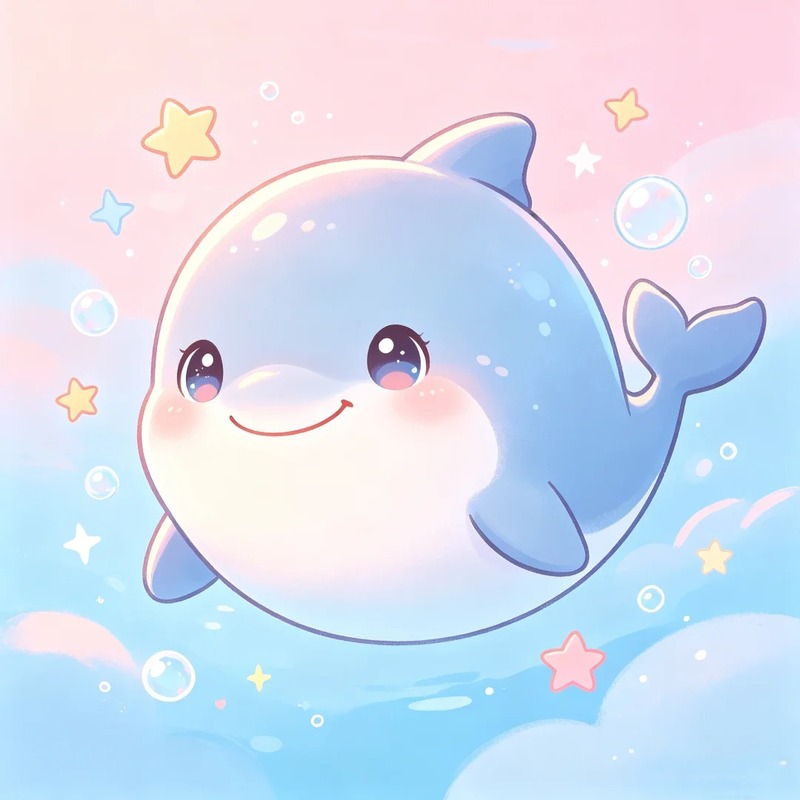 cá heo chibi 1