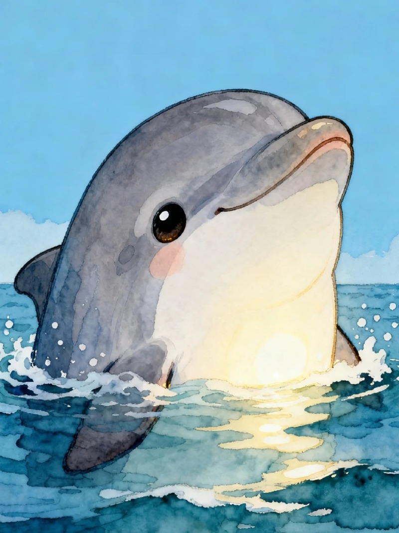 cá heo chibi 18