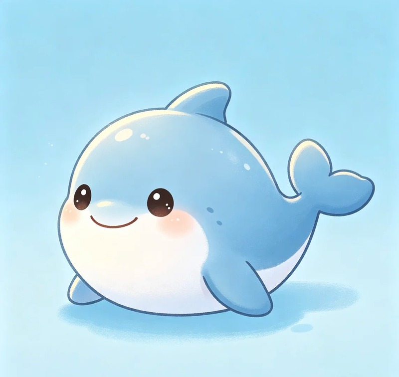 cá heo chibi 2