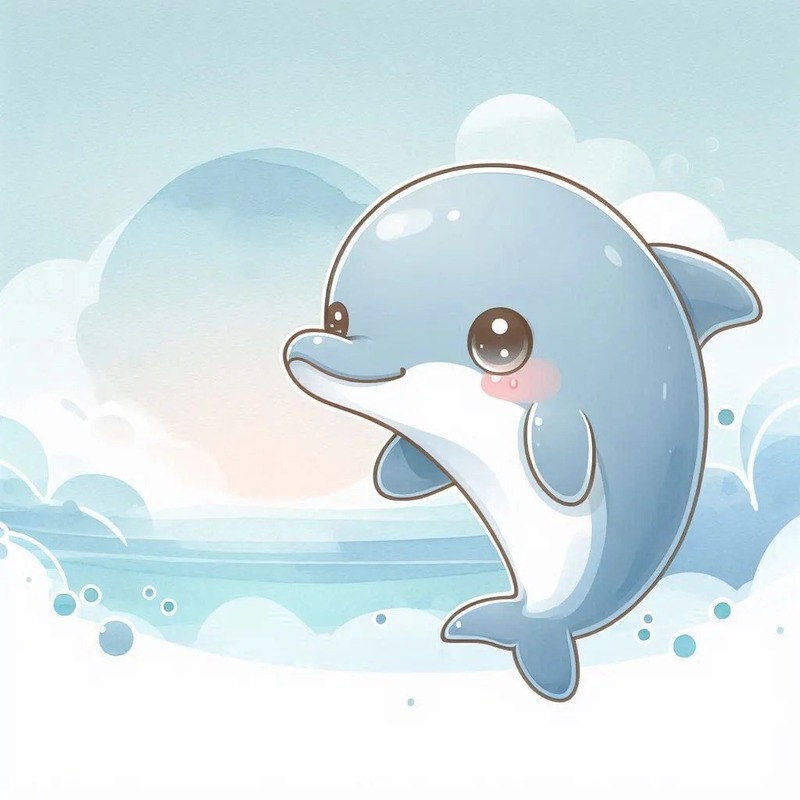 cá heo chibi 24