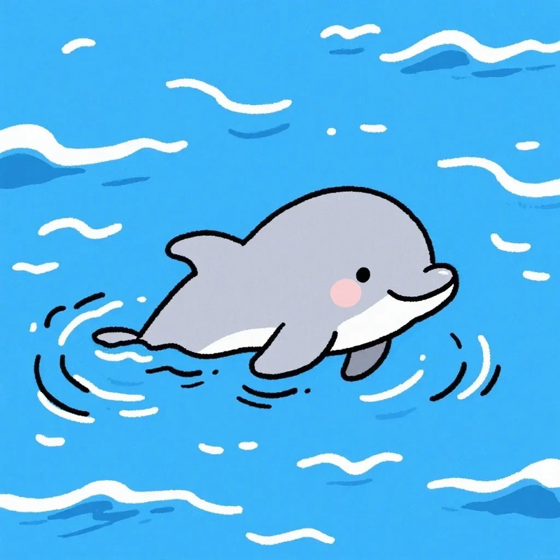 cá heo chibi 25