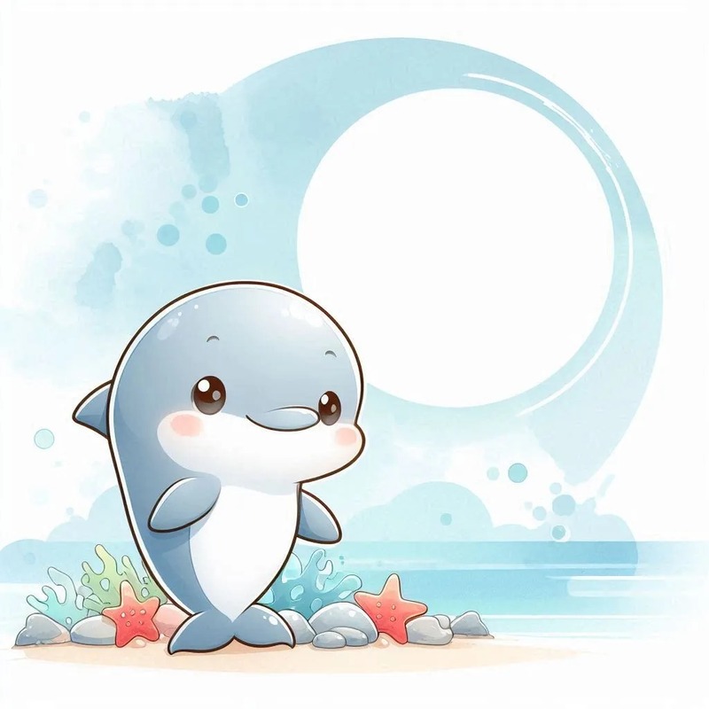 cá heo chibi 34