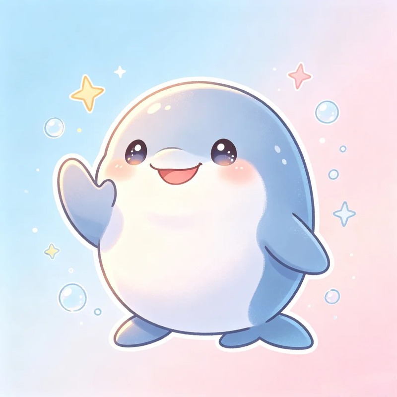 cá heo chibi 8