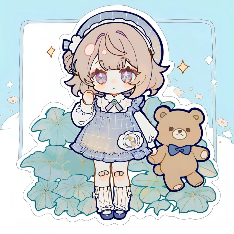 chibi cute anime nữ