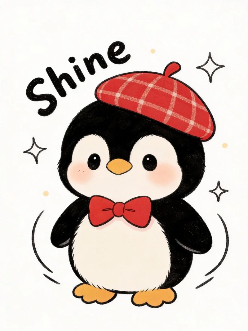 chim cánh cụt chibi 11