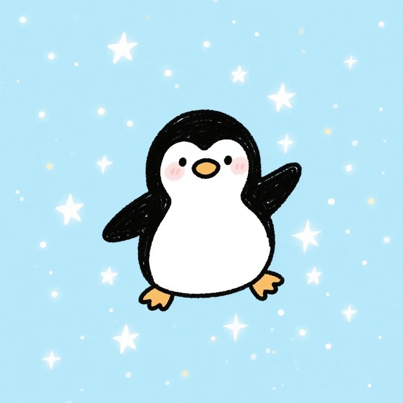 chim cánh cụt chibi 12