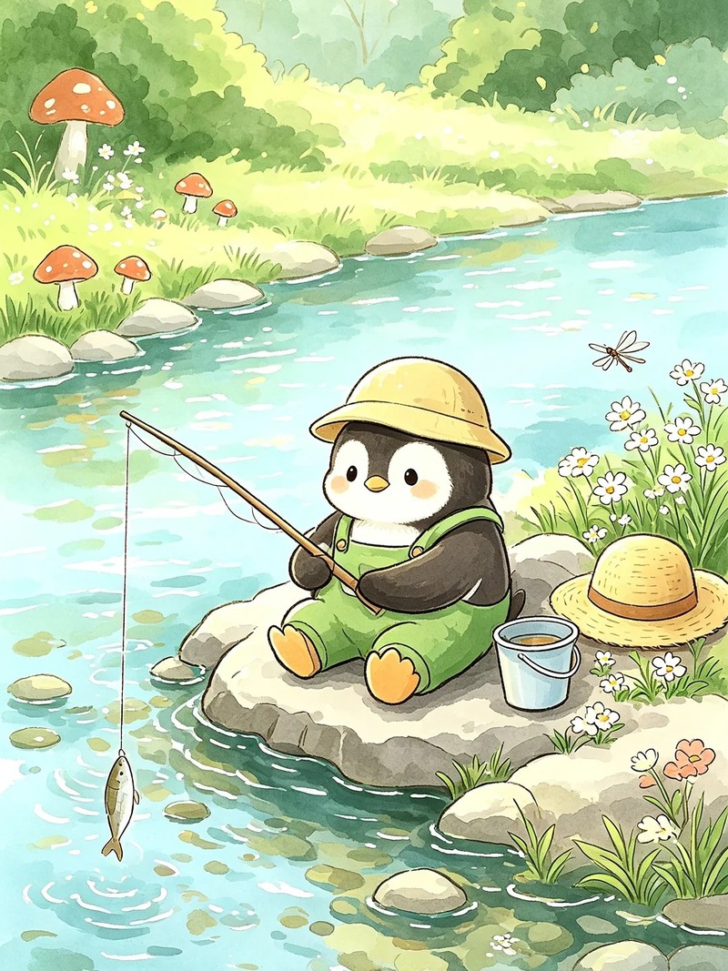 chim cánh cụt chibi 14