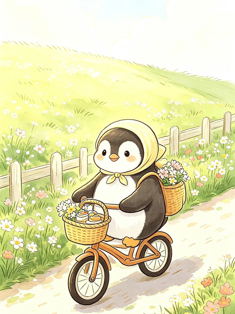 chim cánh cụt chibi 17