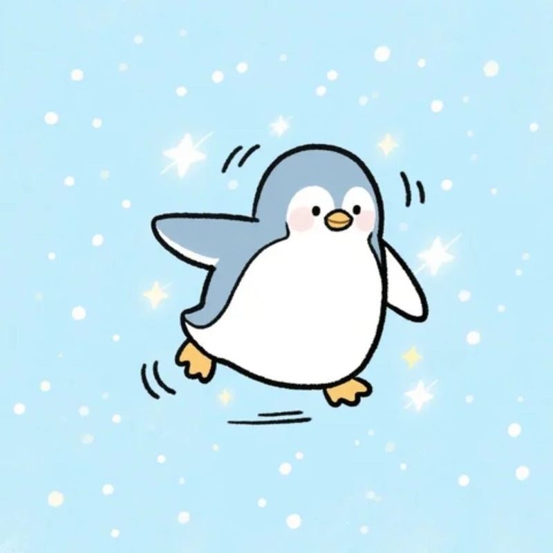 chim cánh cụt chibi 21