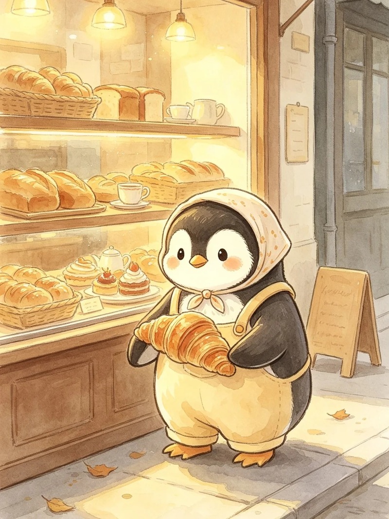 chim cánh cụt chibi 28