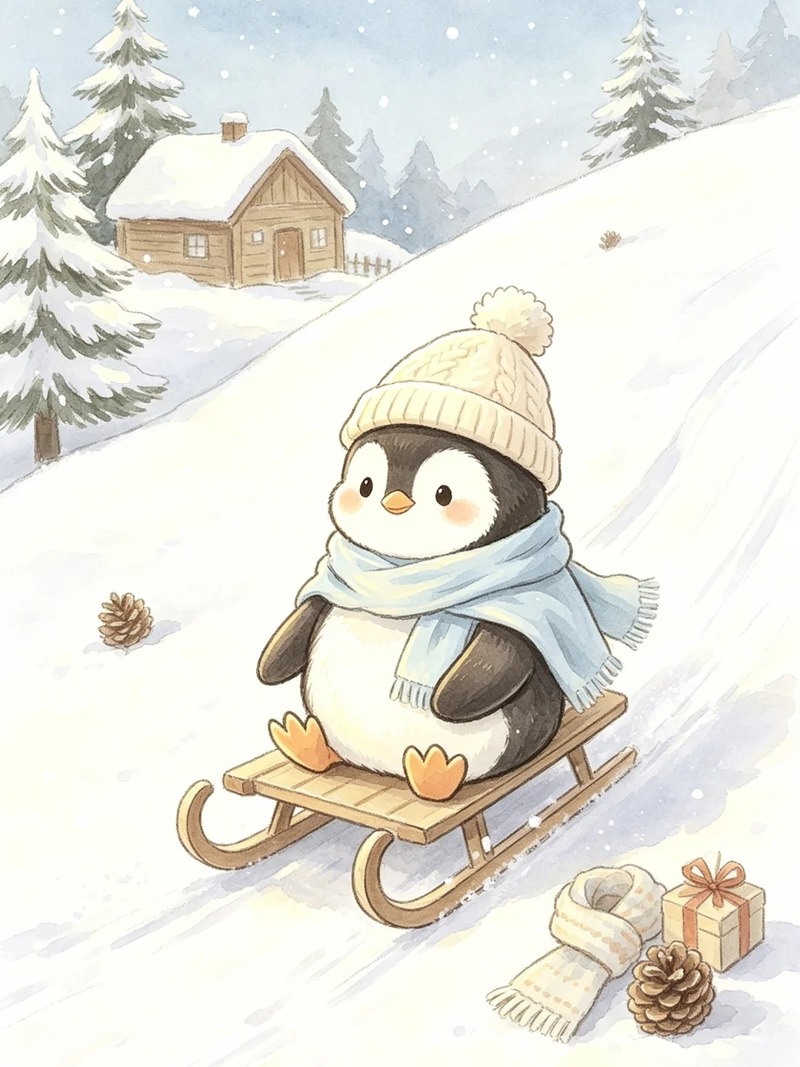 chim cánh cụt chibi 33