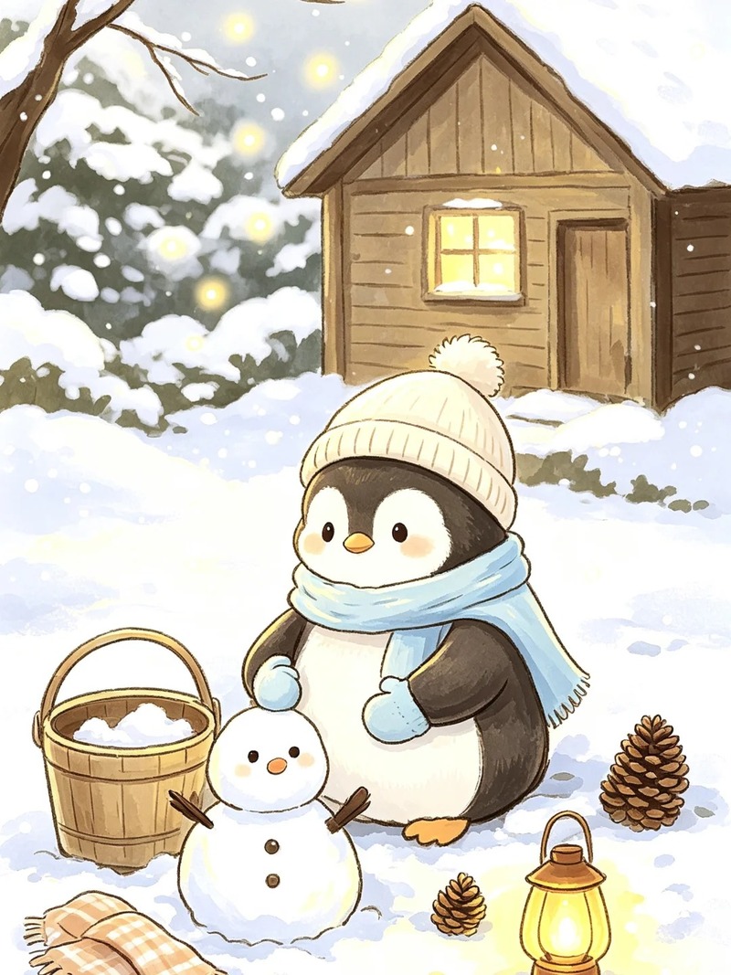 chim cánh cụt chibi 37