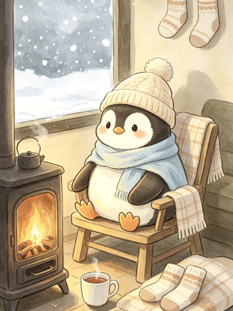 chim cánh cụt chibi 7