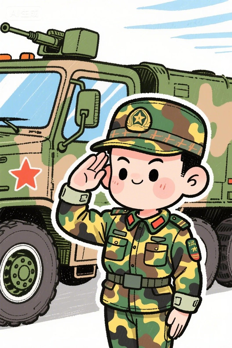 chú bộ đội chibi 10