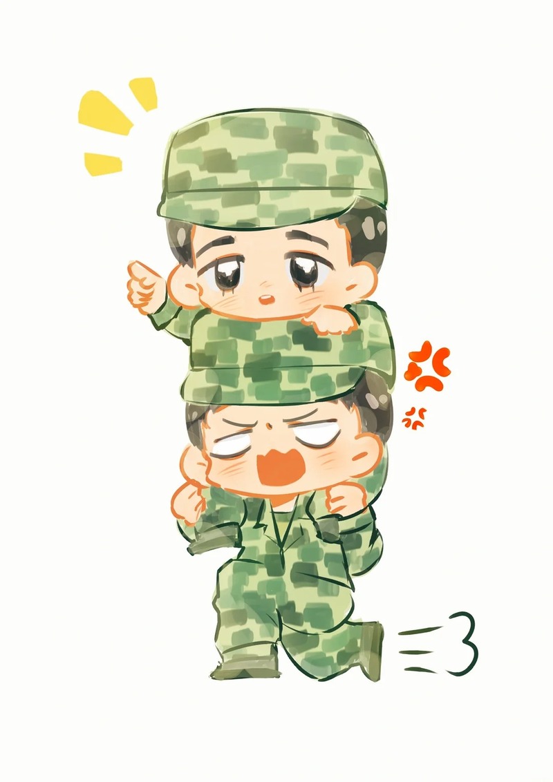 chú bộ đội chibi 15