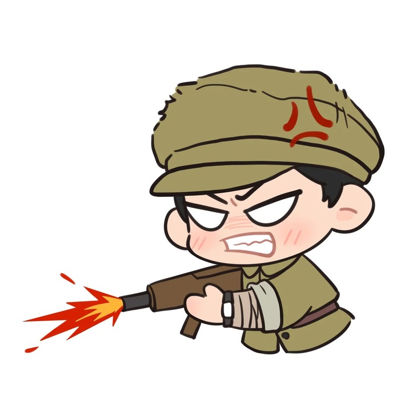 chú bộ đội chibi 8