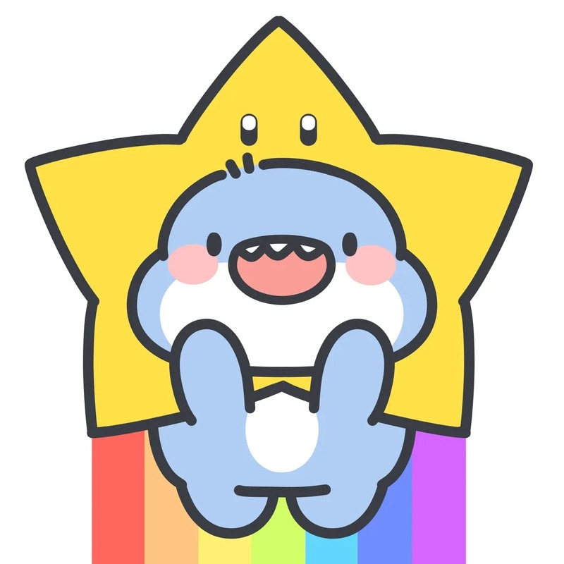 cute hình cá mập chibi 10