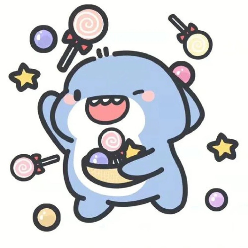 cute hình cá mập chibi 13
