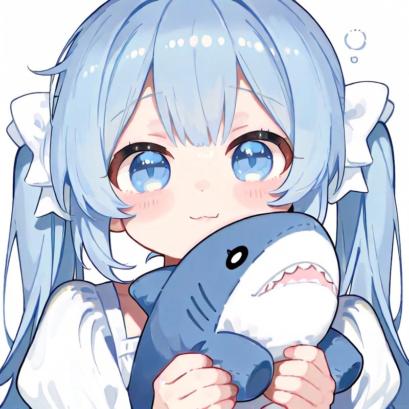cute hình cá mập chibi 20