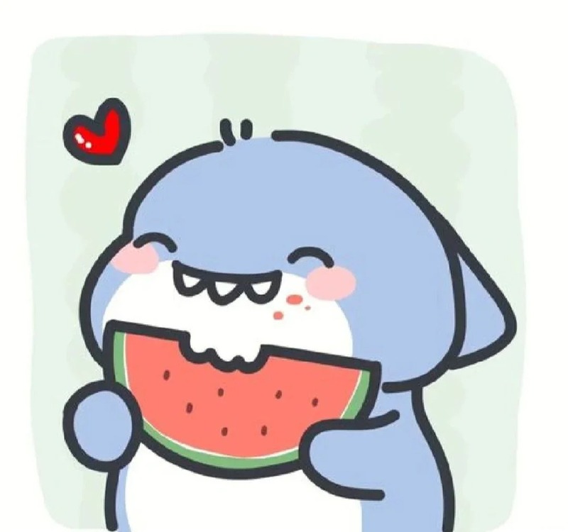 cute hình cá mập chibi 22