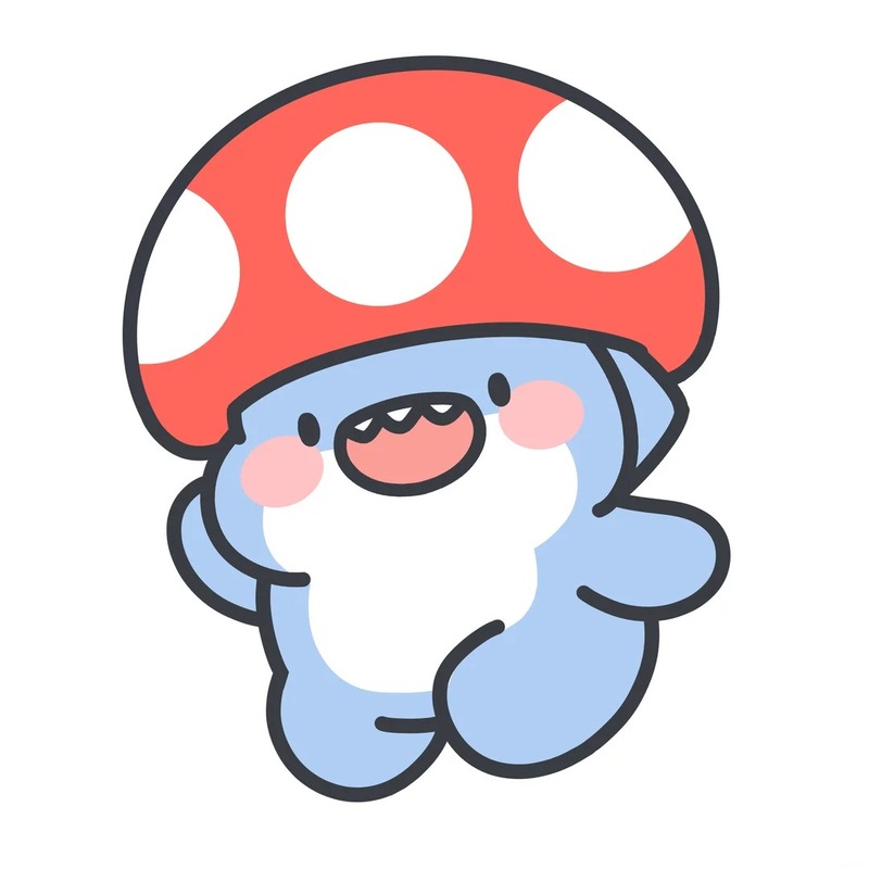 cute hình cá mập chibi 23