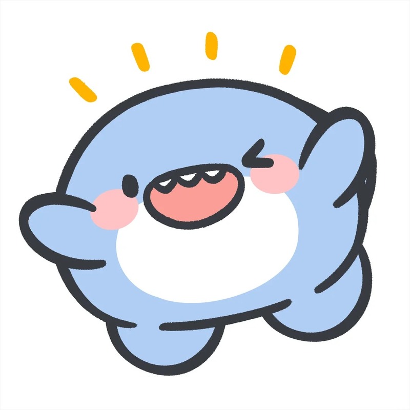cute hình cá mập chibi 41