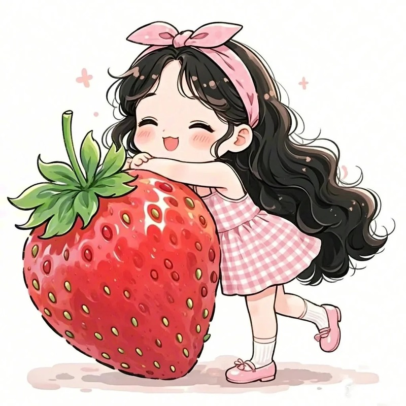 dâu tây chibi cute 1