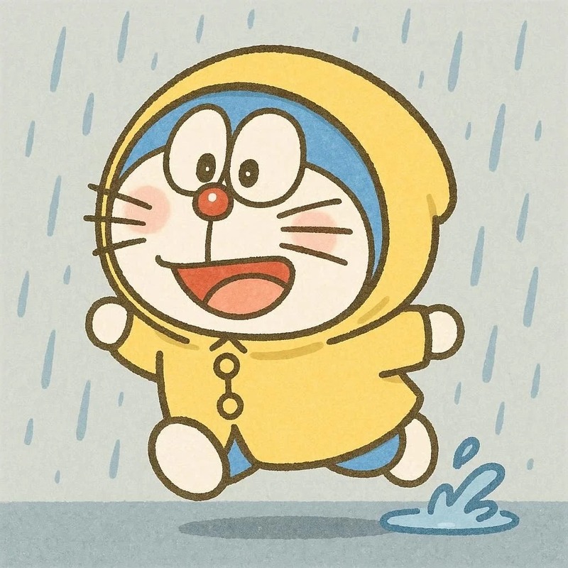 dễ thương doremon cute chibi 13