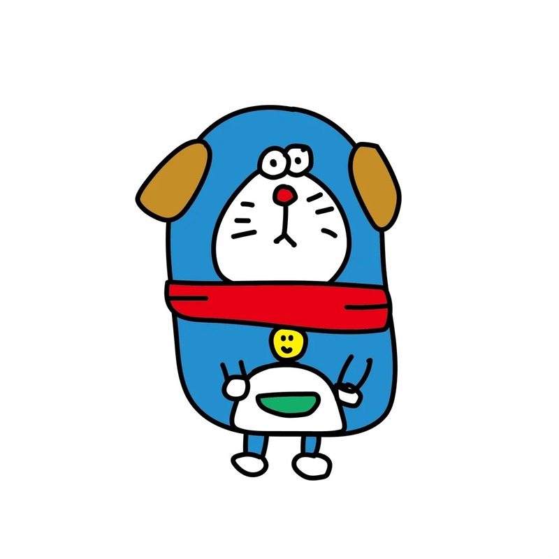 dễ thương doremon cute chibi 16