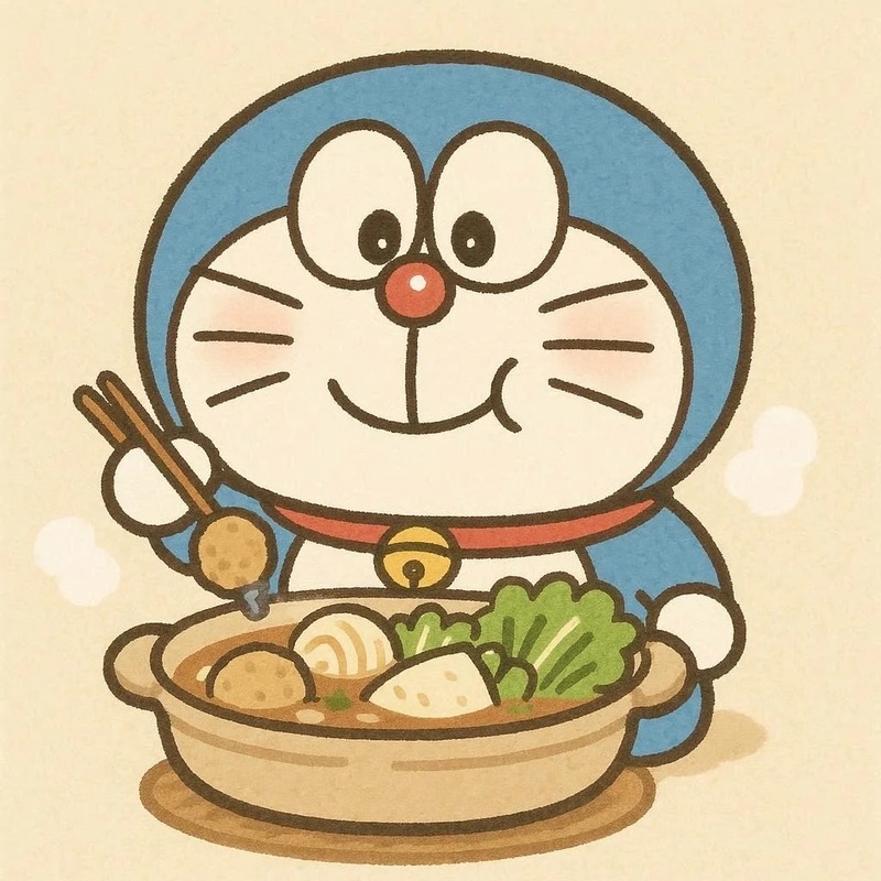dễ thương doremon cute chibi 32
