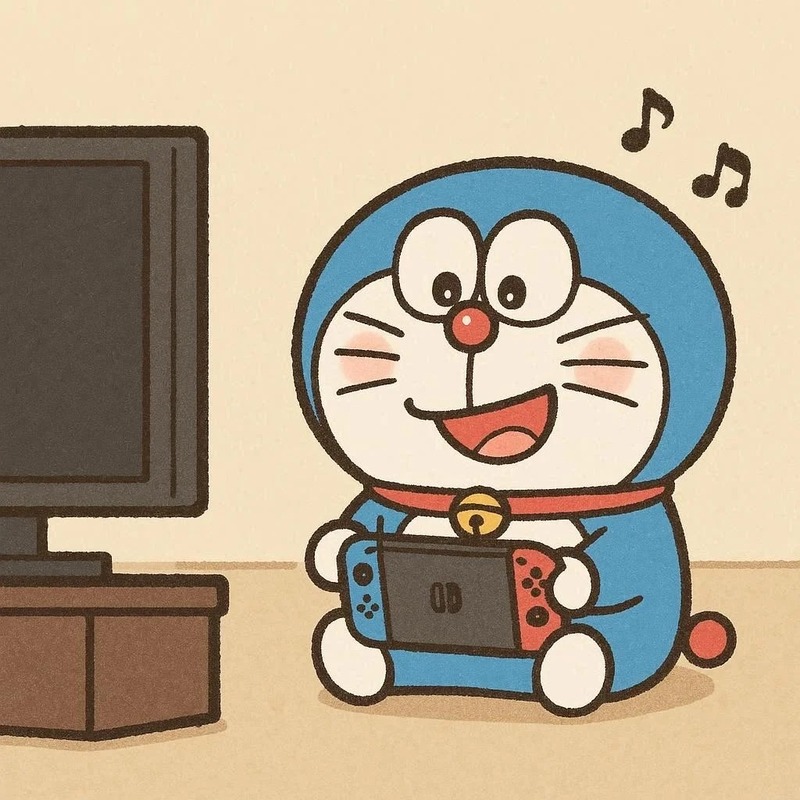 dễ thương doremon cute chibi 34