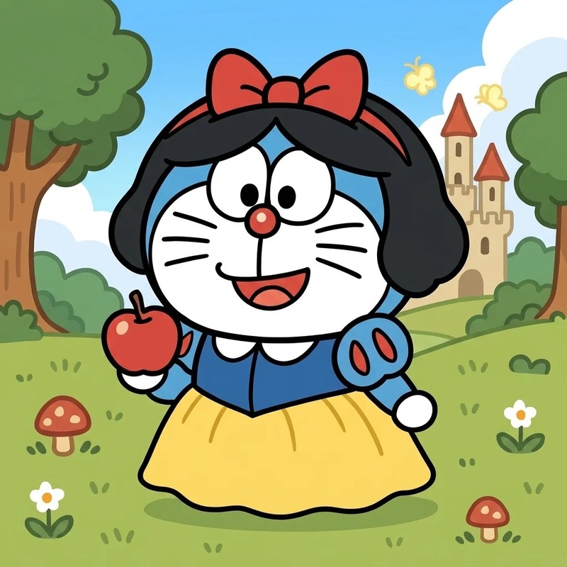 dễ thương doremon cute chibi 39