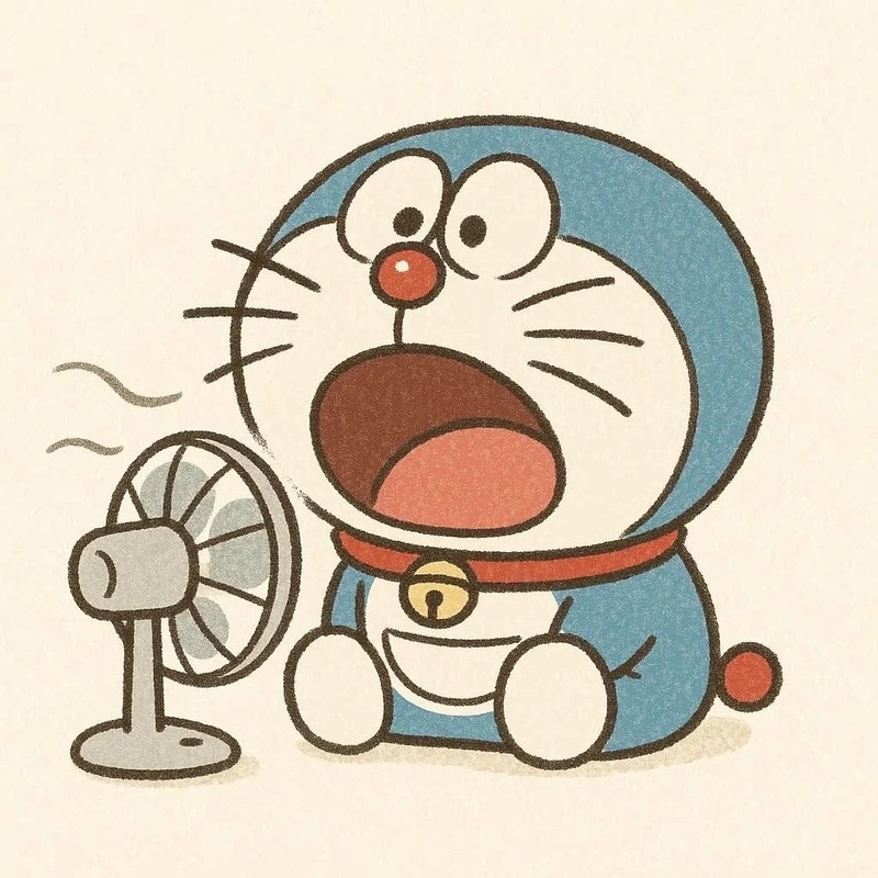dễ thương doremon cute chibi 4