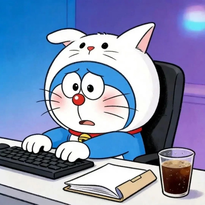 dễ thương doremon cute chibi 40