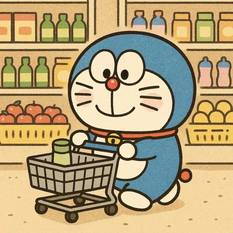 dễ thương doremon cute chibi 41