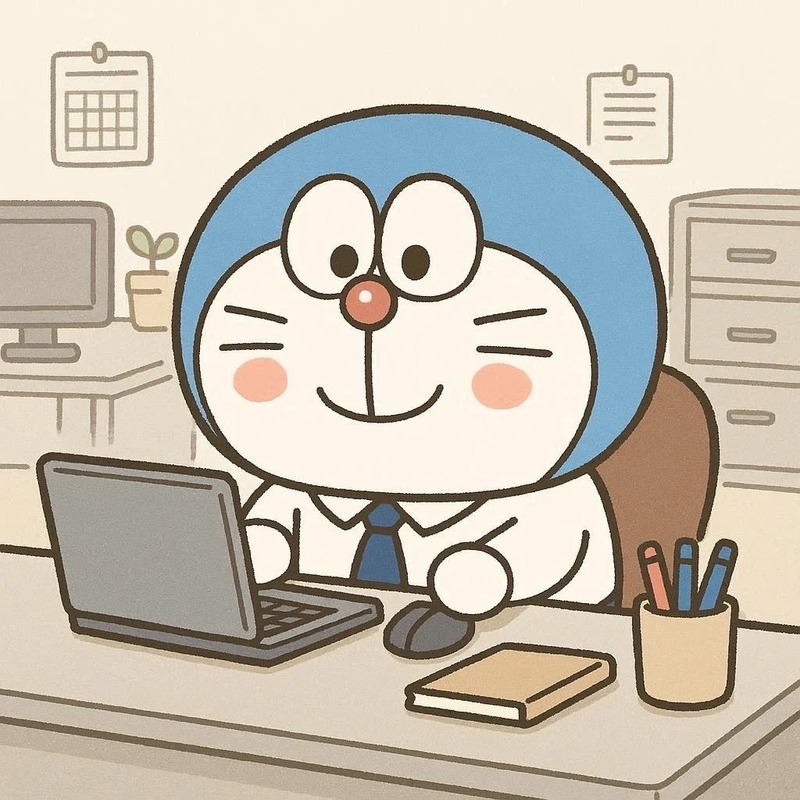 dễ thương doremon cute chibi 53
