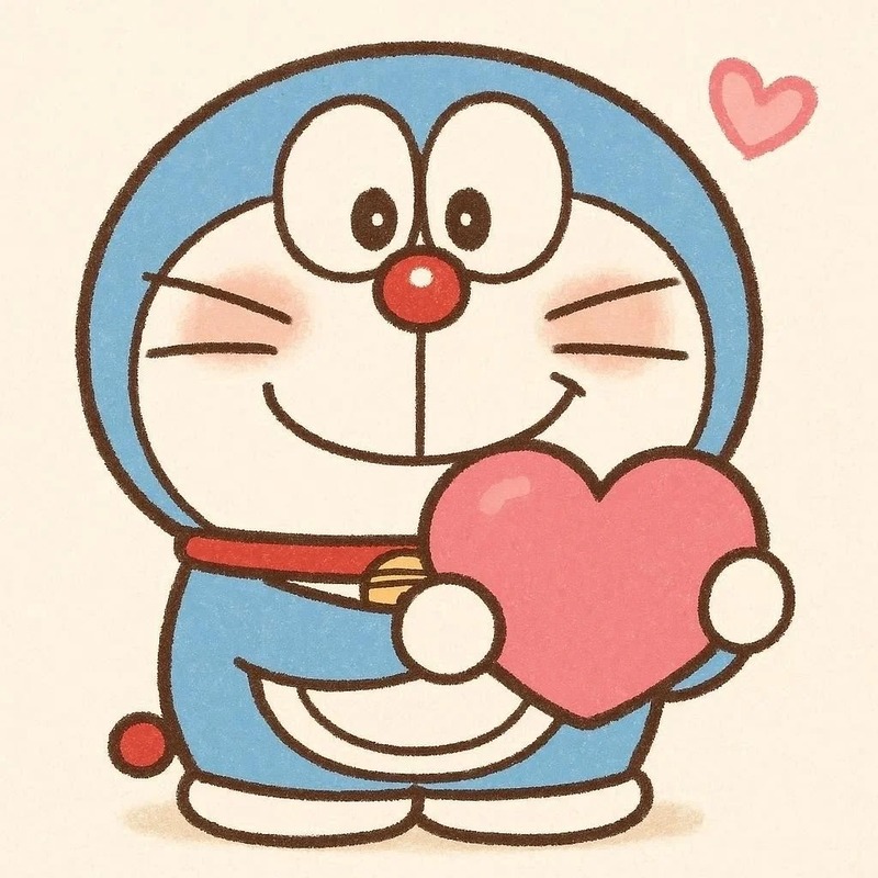 dễ thương doremon cute chibi 6