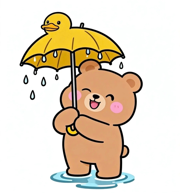 dễ thương gấu chibi cute 27