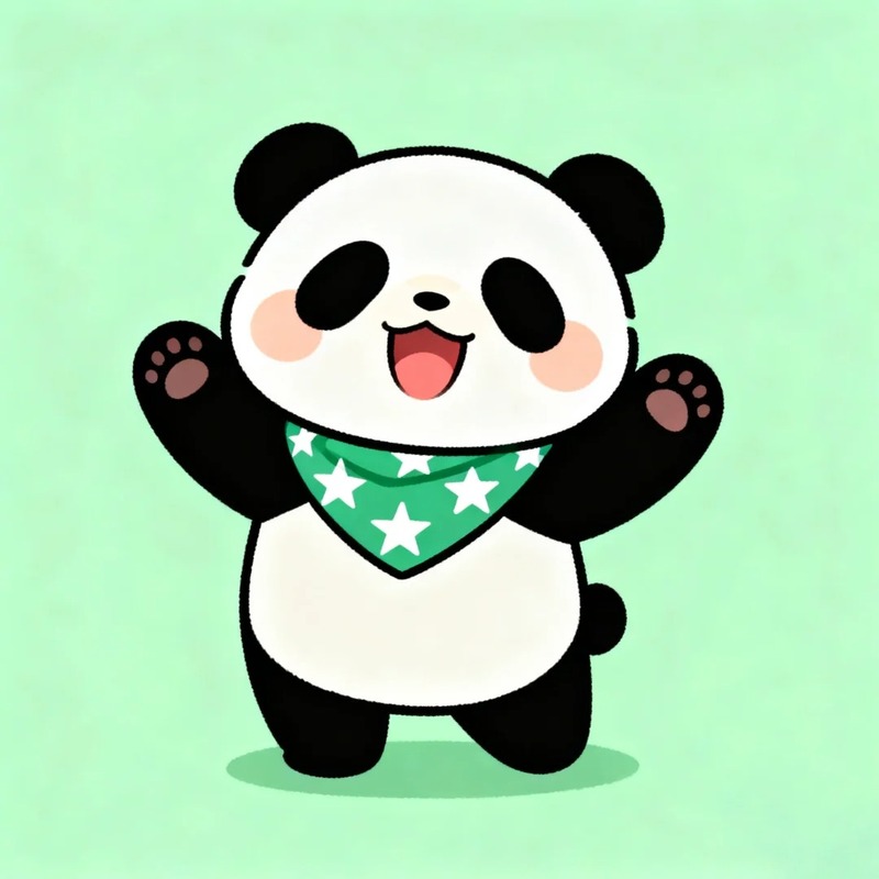 gấu trúc chibi cute 10