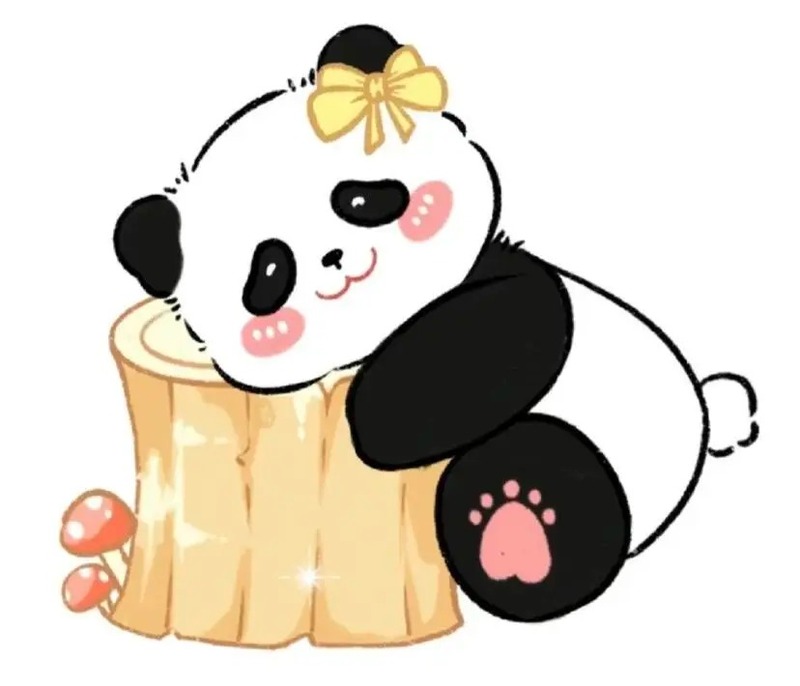 gấu trúc chibi cute 11