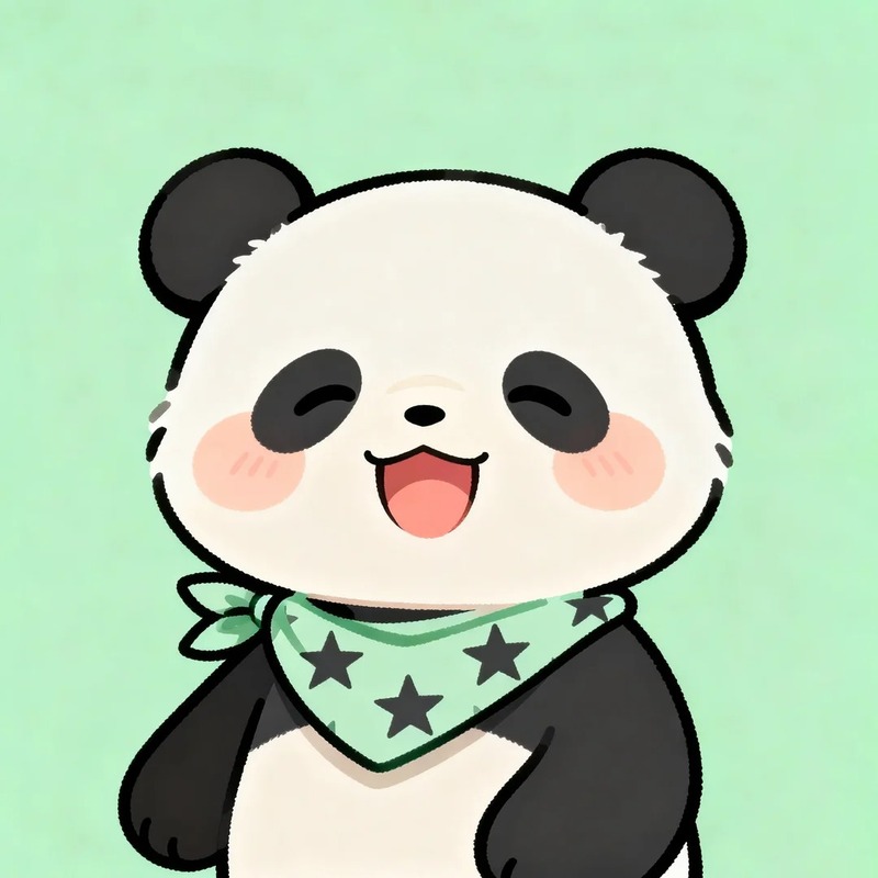 gấu trúc chibi cute 19