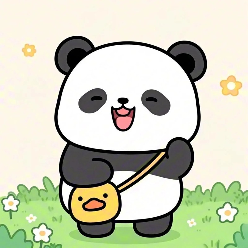 gấu trúc chibi cute 21