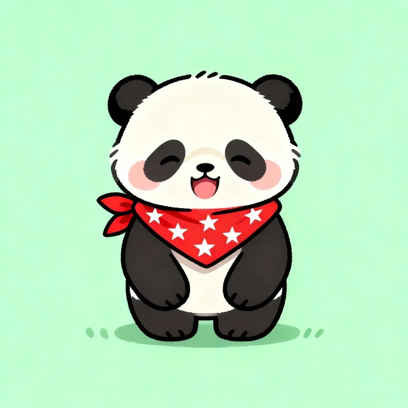 gấu trúc chibi cute 22