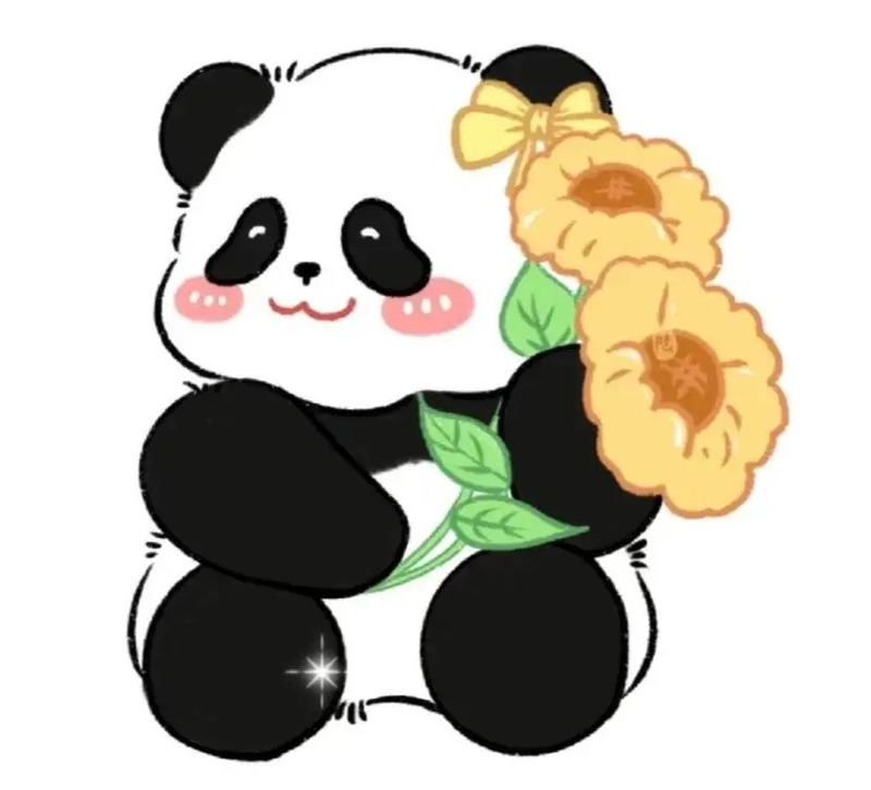 gấu trúc chibi cute 27