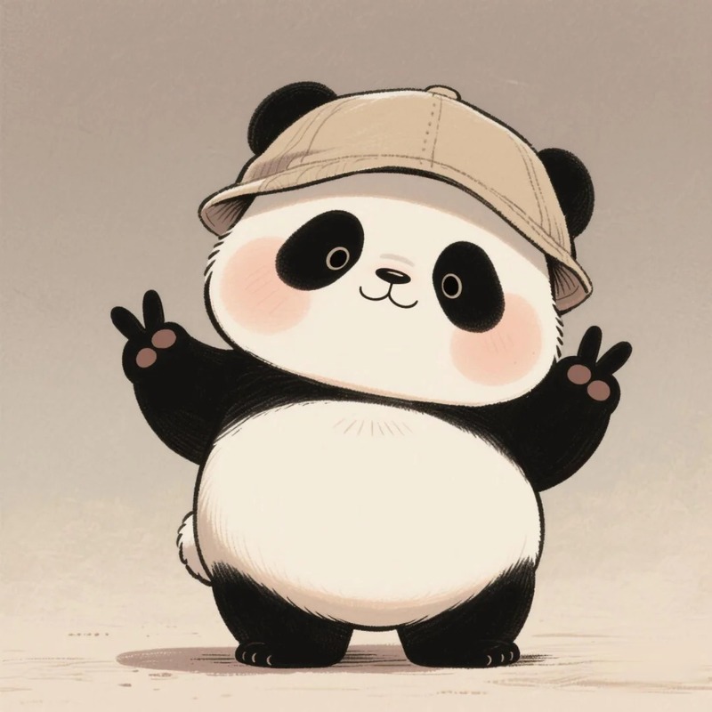 gấu trúc chibi cute 31