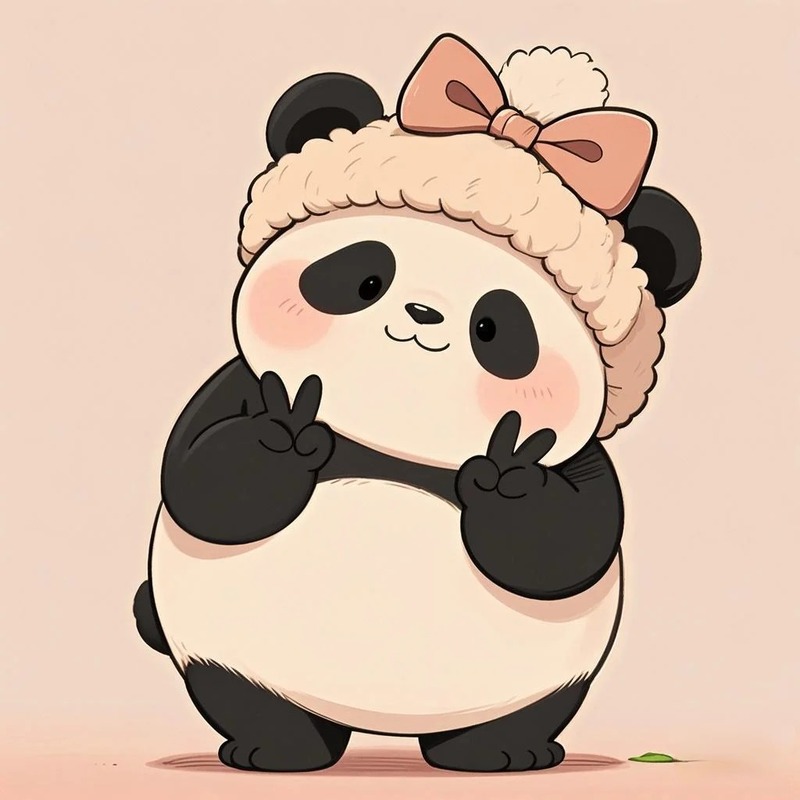 gấu trúc chibi cute 33