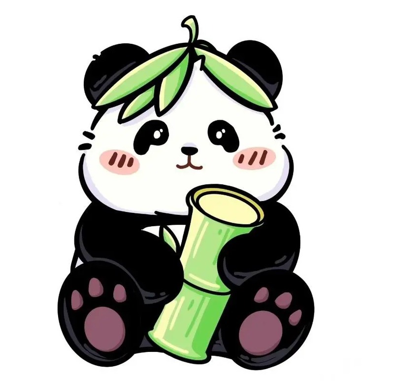 gấu trúc chibi cute 34